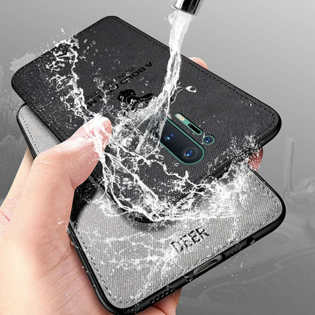 OnePlus 8 Pro (3 in 1 Combo) Deer Case + Tempered Glass + Earphones - Image 3