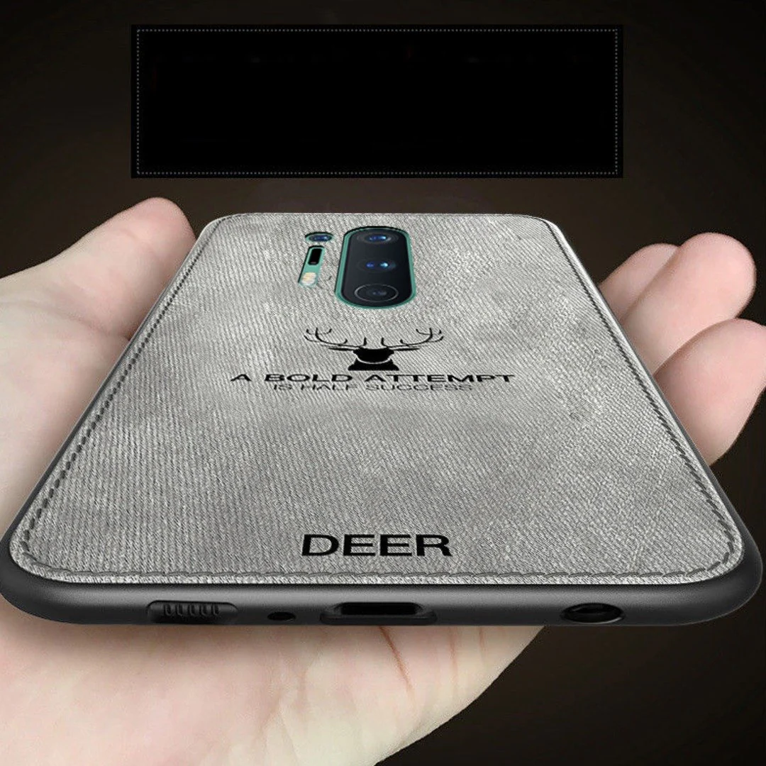 OnePlus 8 Pro (3 in 1 Combo) Deer Case + Tempered Glass + Earphones - Image 6