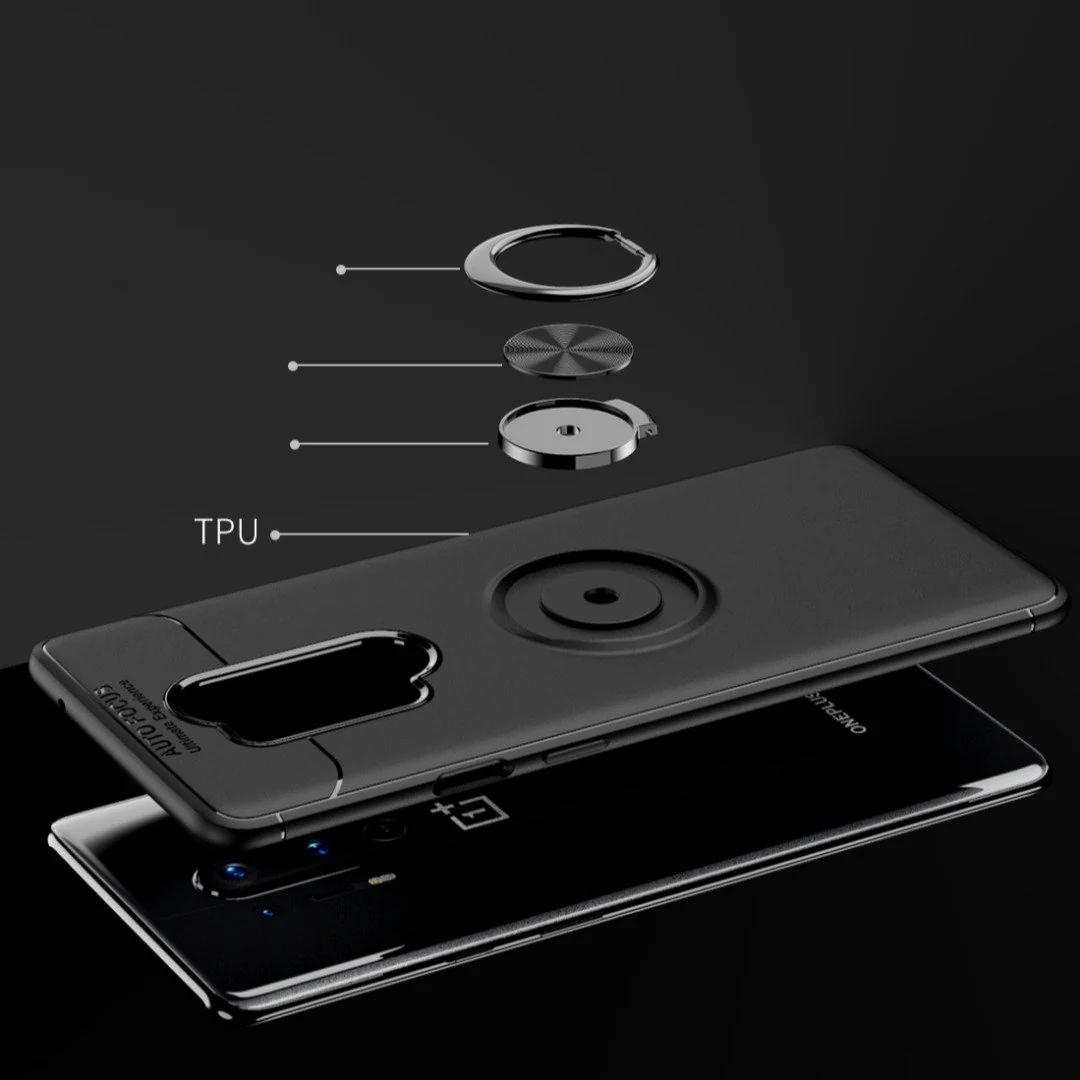 OnePlus 8 Pro Metallic Finger Ring Holder Matte Case - Image 7