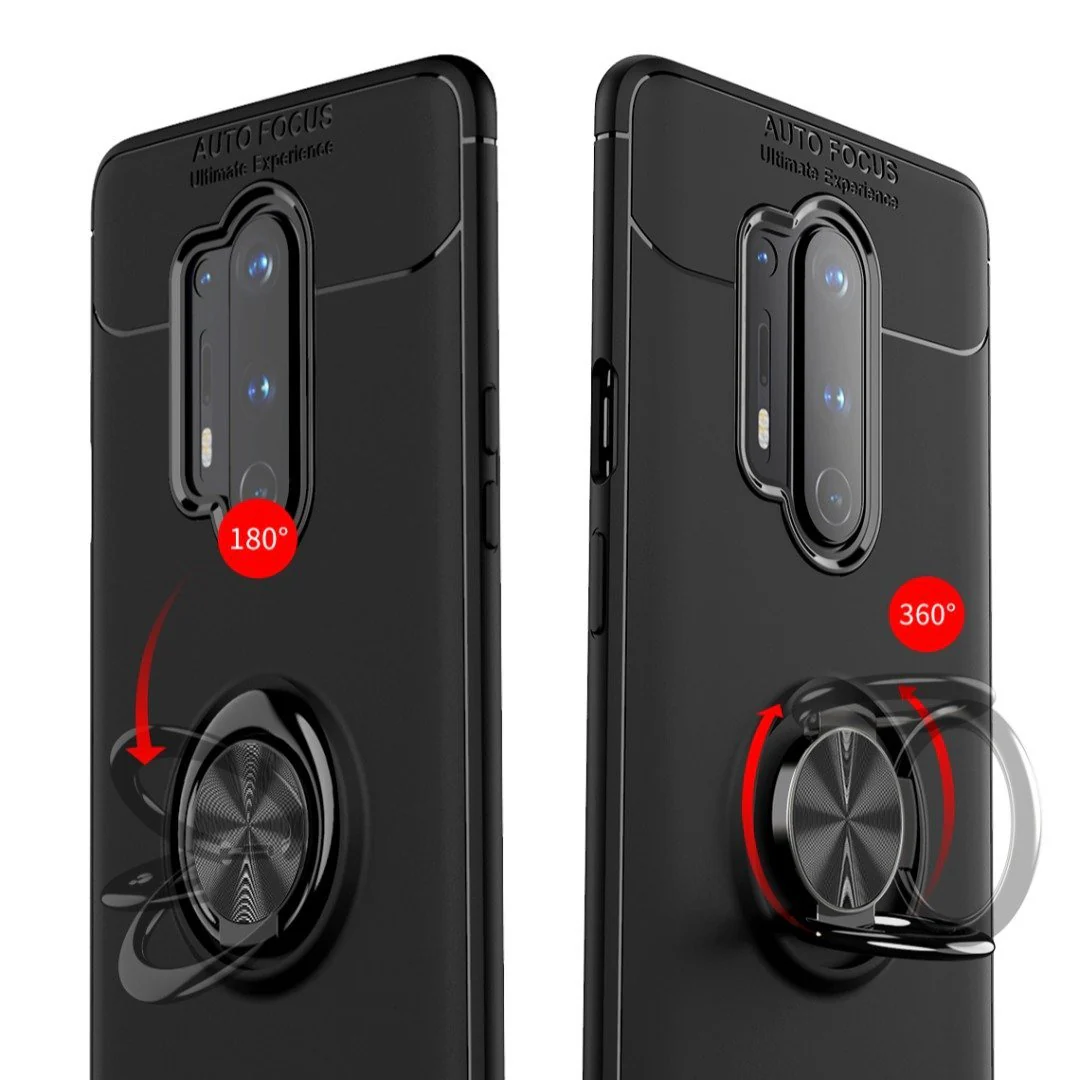 OnePlus 8 Pro Metallic Finger Ring Holder Matte Case - Image 8