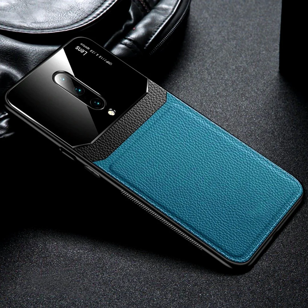 OnePlus 8 Sleek Slim Leather Glass Case - Image 11