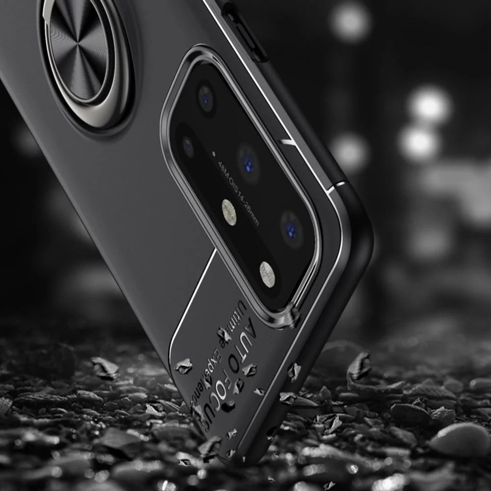 OnePlus 9 Metallic Finger Ring Holder Matte Case - Image 6