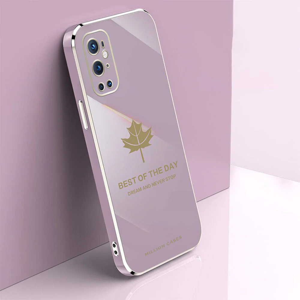OnePlus 9 Pro Electroplating Mapple Leaf Soft Case - Image 5