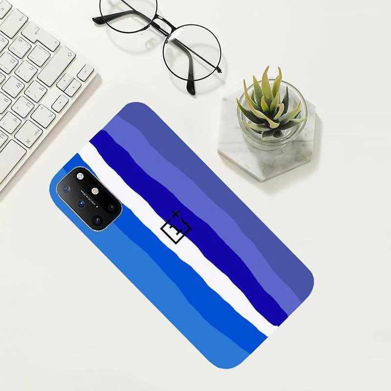 OnePlus Series Rainbow Liquid Silicone Logo Case - Image 2