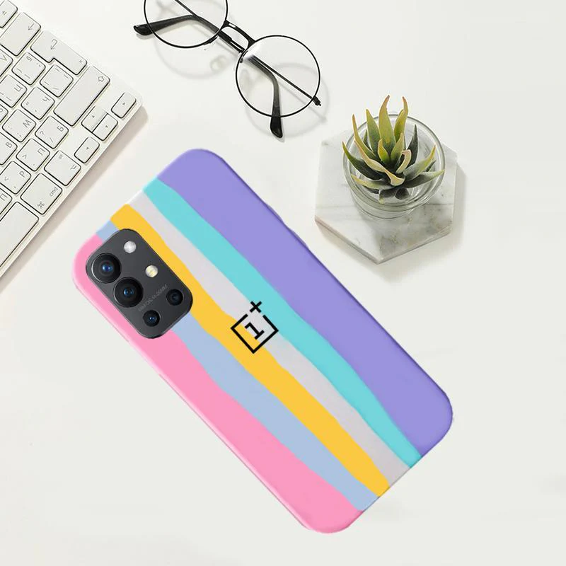 OnePlus Series Rainbow Liquid Silicone Logo Case - Image 3