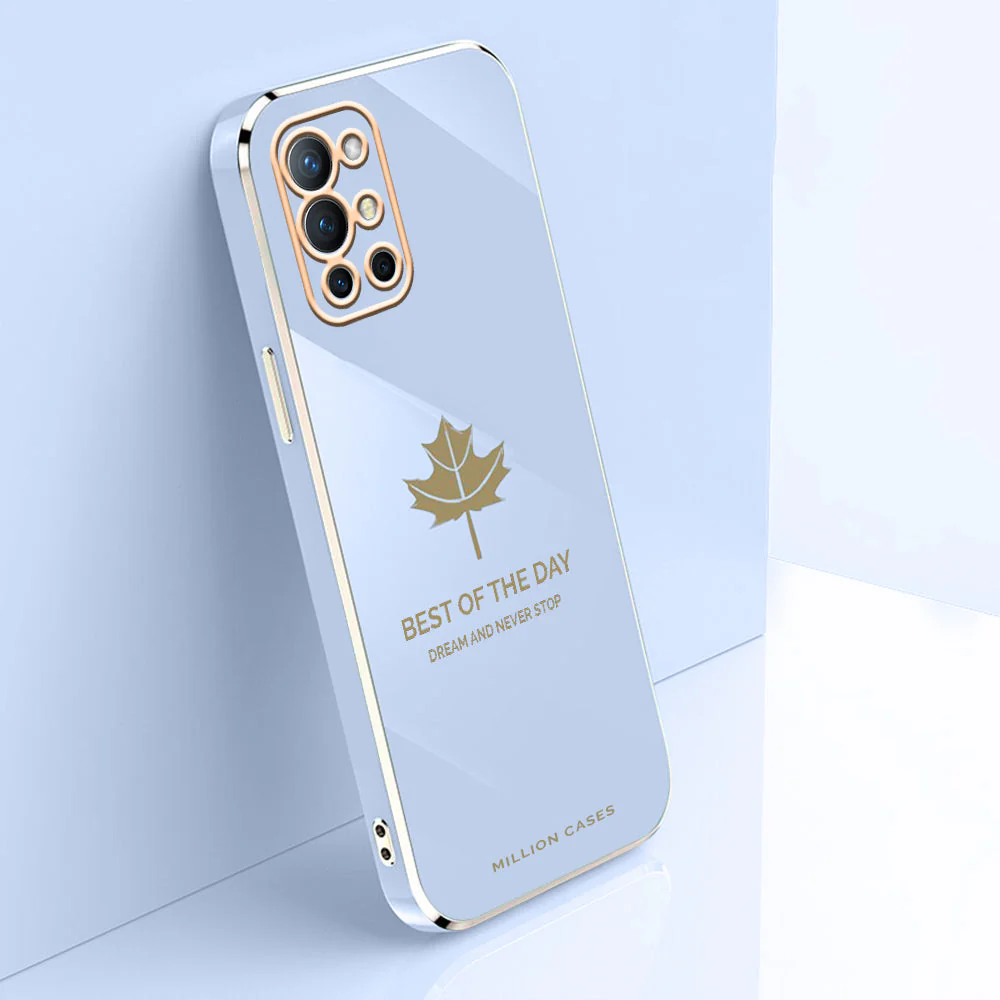 OnePlus 9R Electroplating Mapple Leaf Soft Case - Image 9