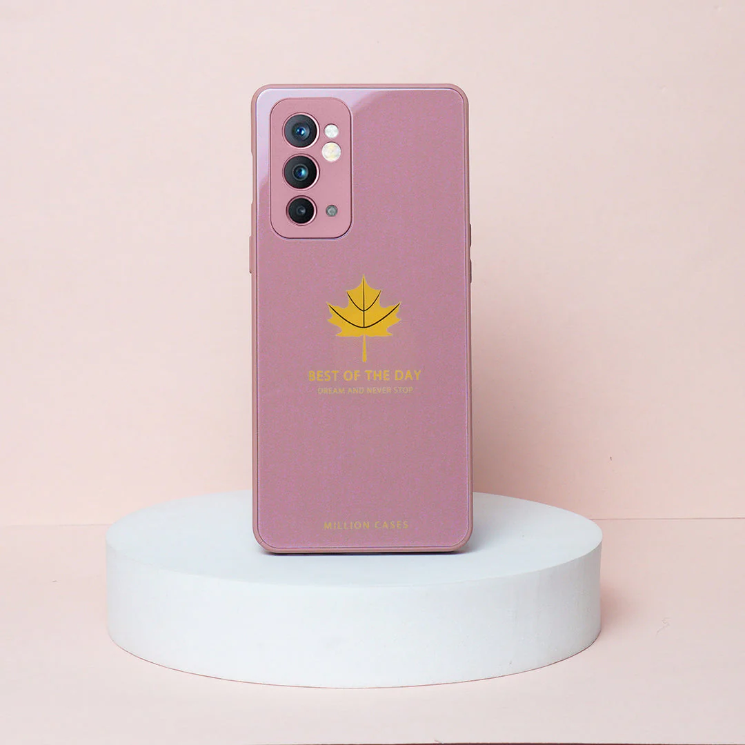 OnePlus 9RT Mapple Leaf Glass Back Case - Image 3