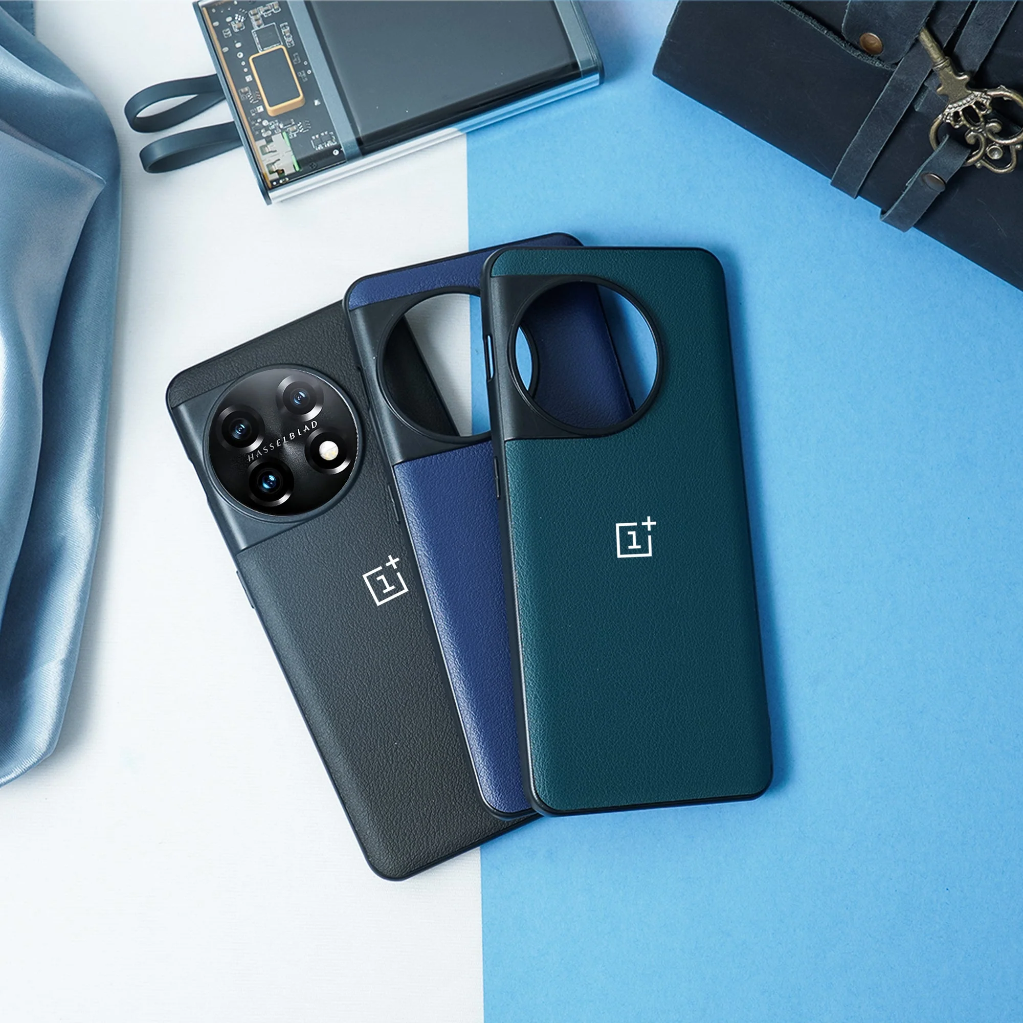 OnePlus Nord 2 Classic Leather Texture Logo Case - Image 5