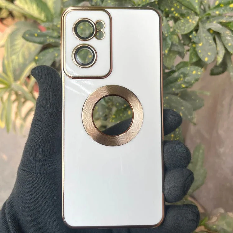 OnePLus Nord CE 2 Classic Plating Logo Cut Camera Protection Case - Image 2