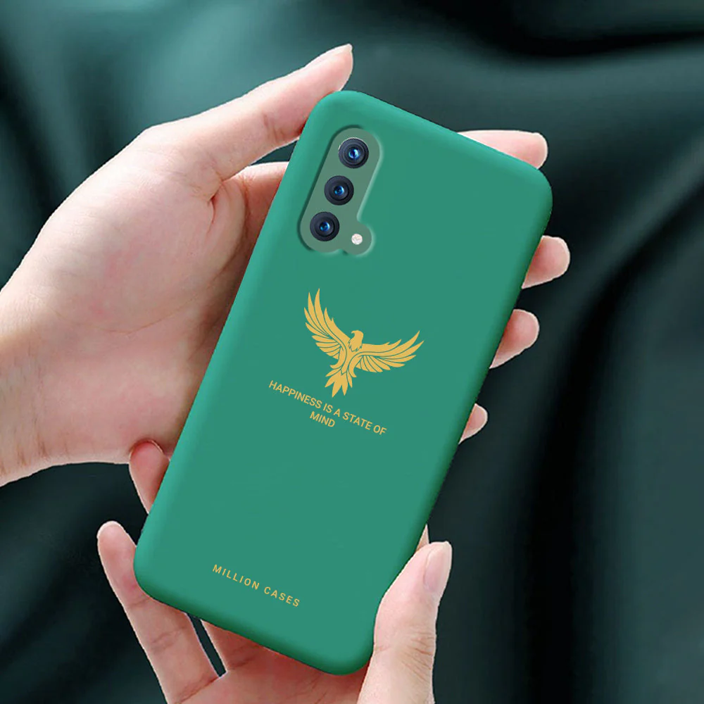 OnePlus Nord CE (3 in 1 Combo) Soft Silicone Eagle Case + Tempered Glass + Camera Lens Protector - Image 2