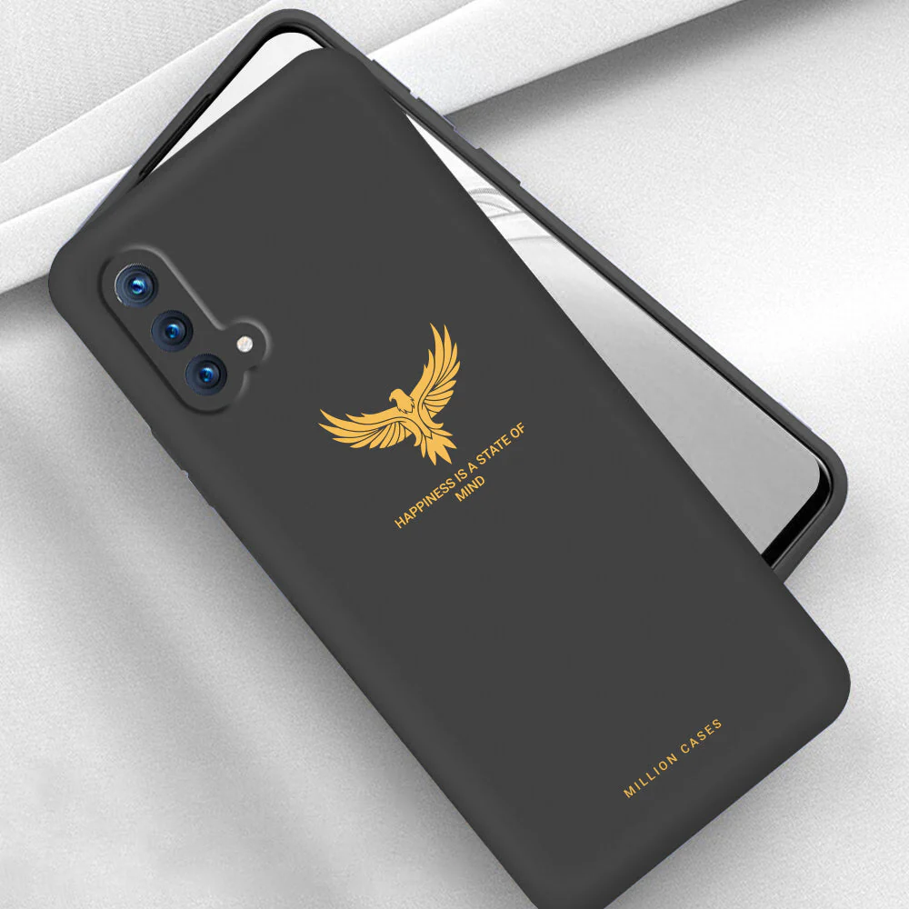 OnePlus Nord CE (3 in 1 Combo) Soft Silicone Eagle Case + Tempered Glass + Camera Lens Protector - Image 6