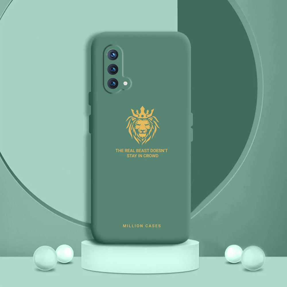 OnePlus Nord CE (3 in 1 Combo) Soft Silicone Lion Case + Tempered Glass + Camera Lens Protector - Image 3