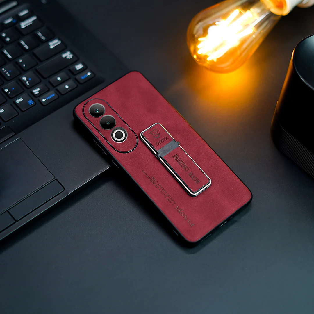 OnePlus Nord CE 4 Hidden Bracket Leather Case - Image 3