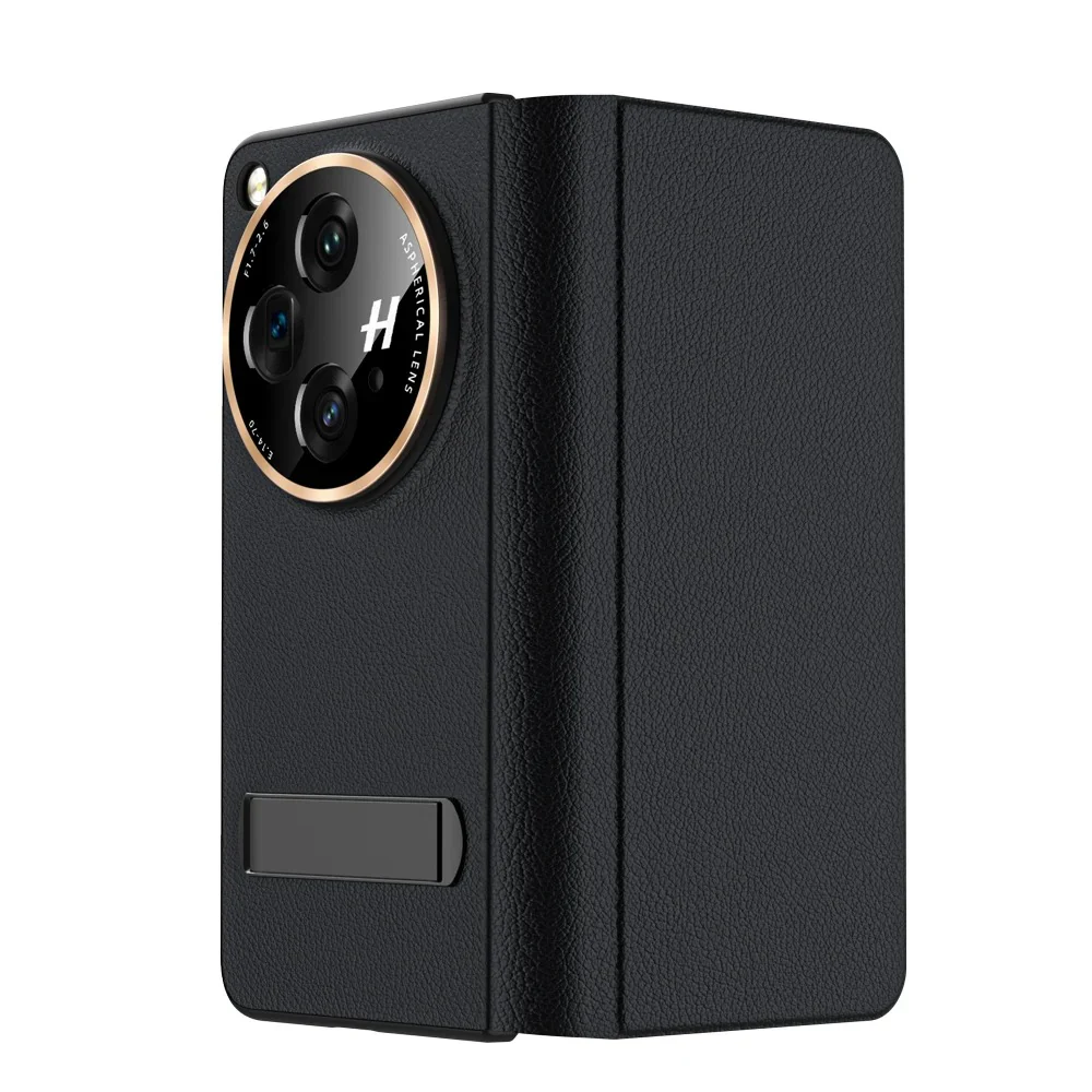 OnePlus Open Flip Book Premium Leather Bracket Case - Image 5