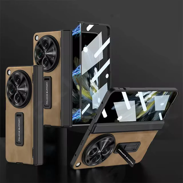 OnePlus Open Magnetic Closure PU Leather Case - Image 11