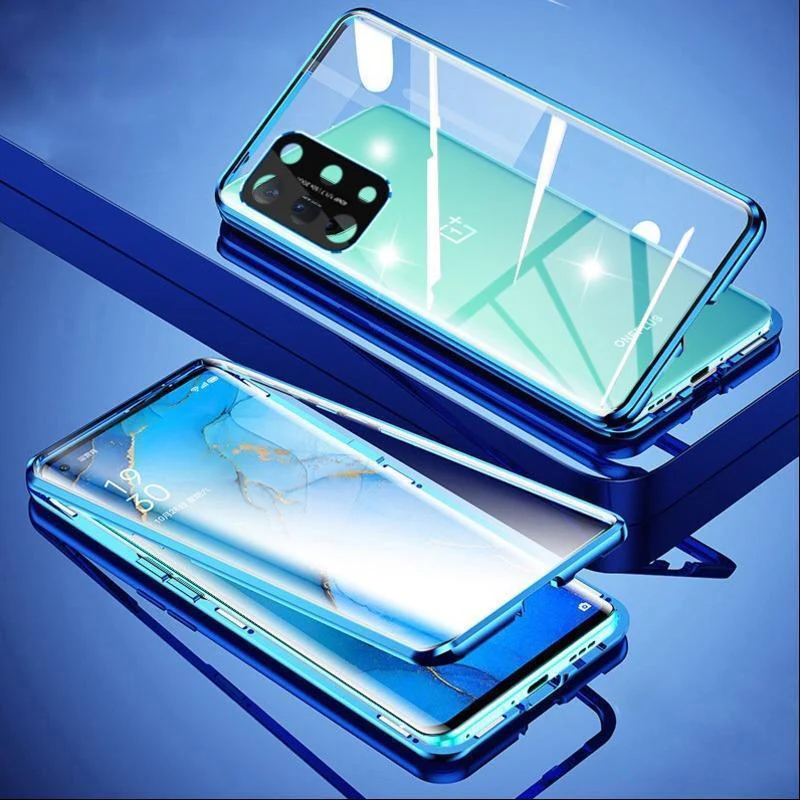 OnePlus Series  Electronic Auto-Fit (Front+ Back) Glass Magnetic Case - Image 10