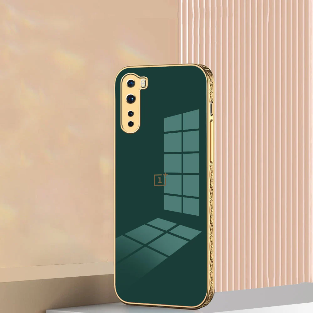 OnePlus Series Embossed TPU Gold Edge Design Case - Image 3