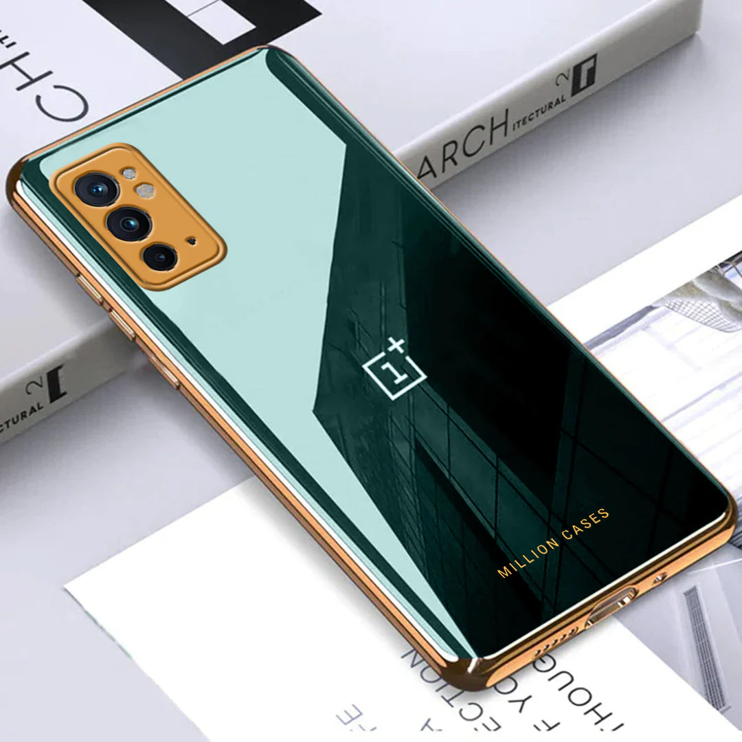 Glossy Gold Edge Back Logo Case - OnePlus - Image 3