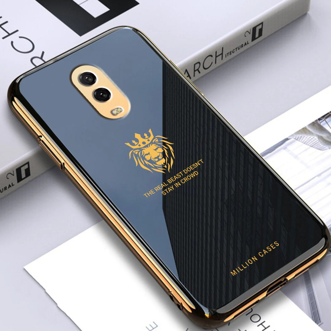 OnePlus Series Lion Pattern Electroplating Glass Case - Image 15