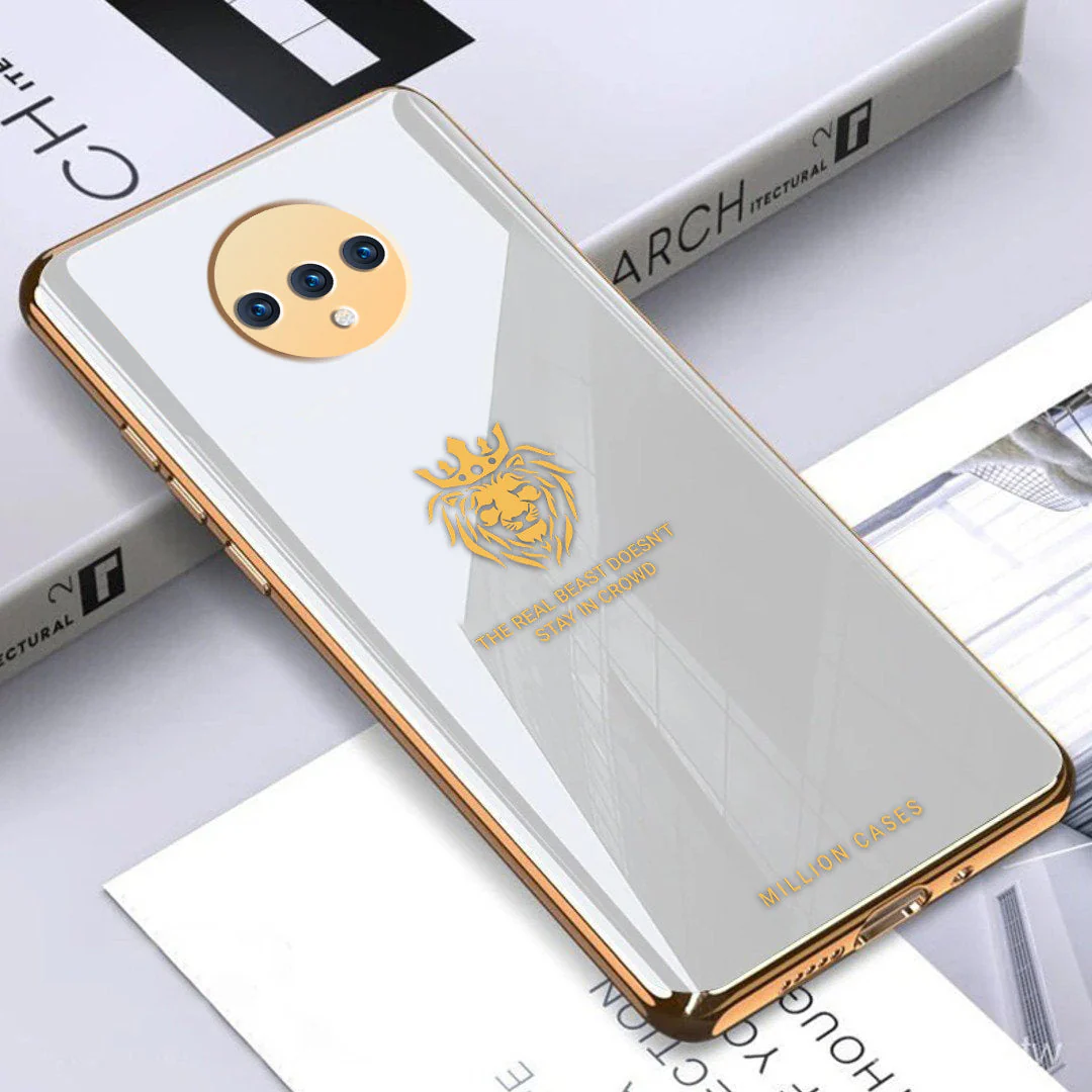 OnePlus Series Lion Pattern Electroplating Glass Case - Image 18
