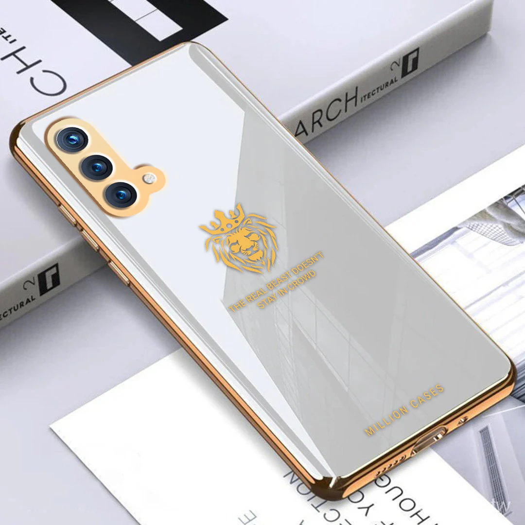 OnePlus Series Lion Pattern Electroplating Glass Case - Image 35