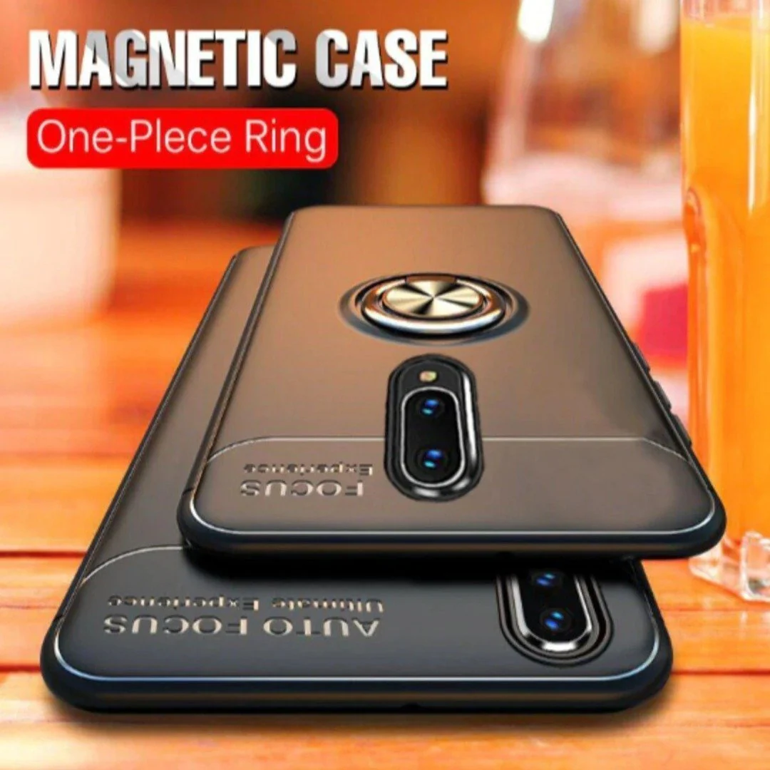 OnePlus Series Metallic Finger Ring Holder Matte Case - Image 5