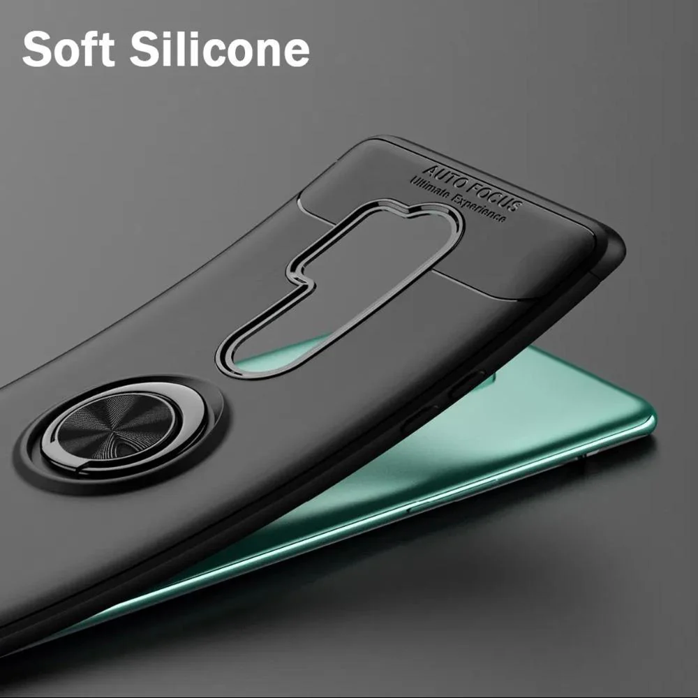 OnePlus Series Metallic Finger Ring Holder Matte Case - Image 11
