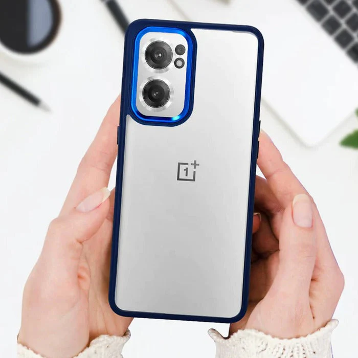OnePlus Series Premium Frame Plating Translucent Case - Image 2