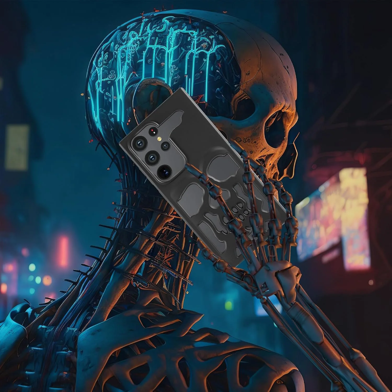 Phantom Skull Hollow Design Case - Samsung - Image 2