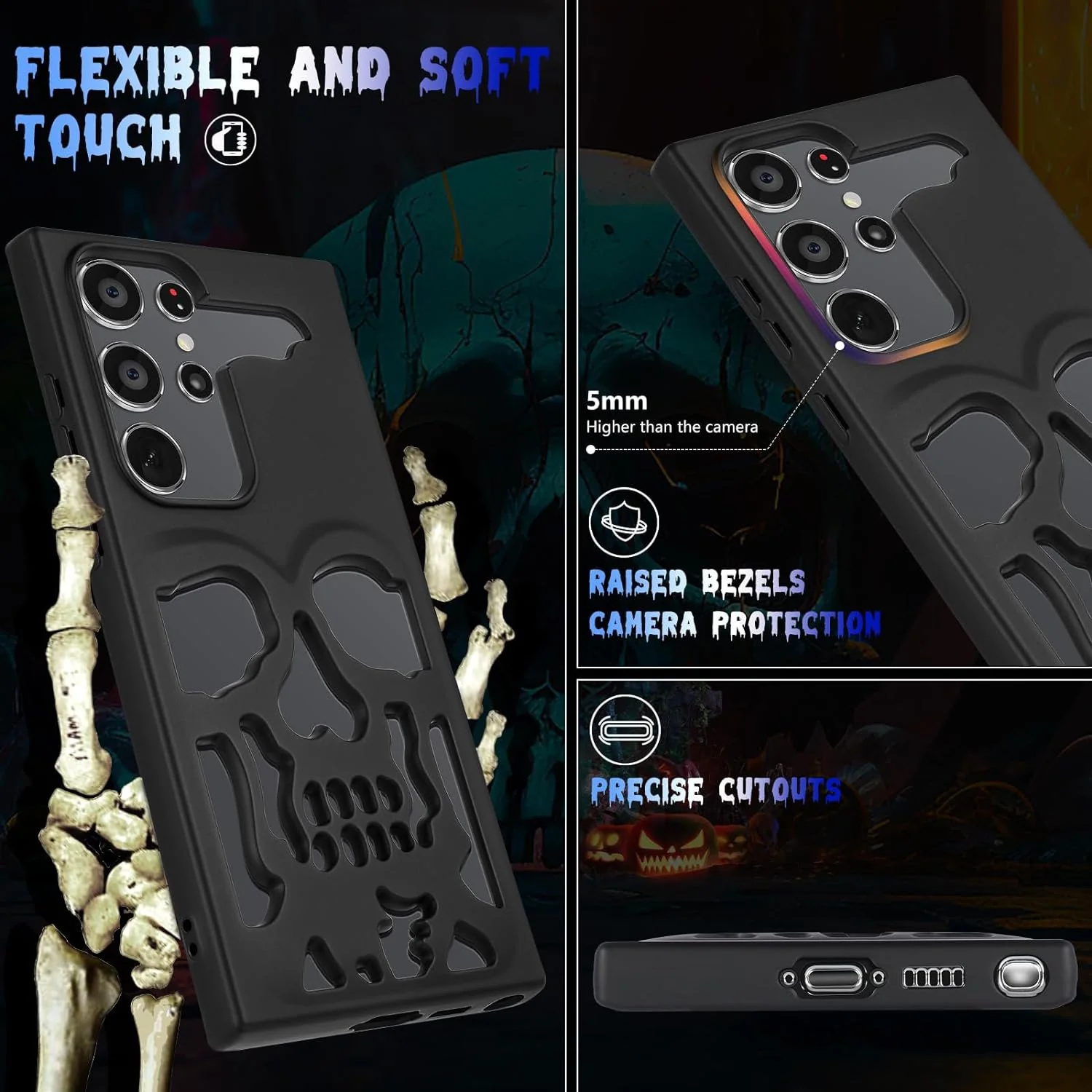 Phantom Skull Hollow Design Case - Samsung - Image 4