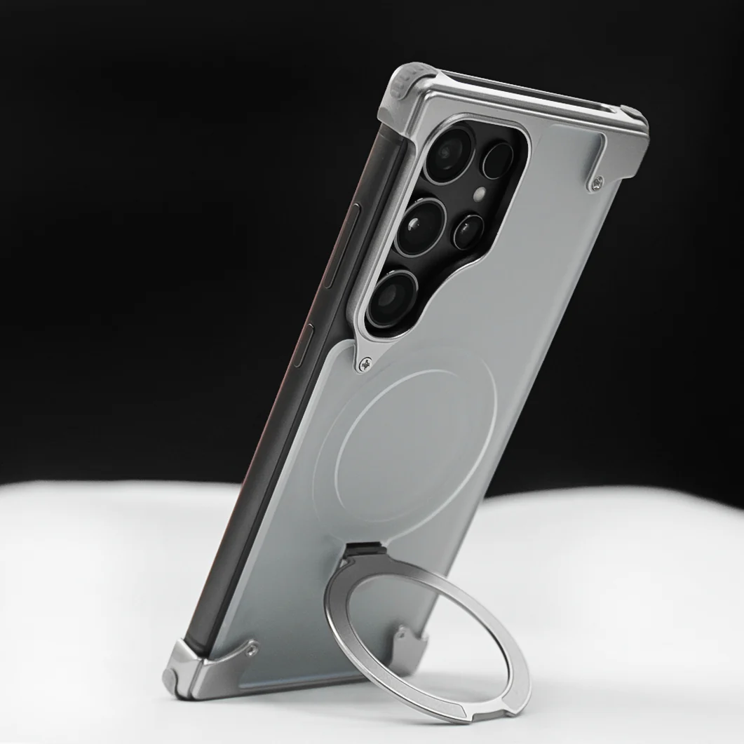 Pivot Metal Matte Magsafe Kickstand Case - Samsung - Image 4