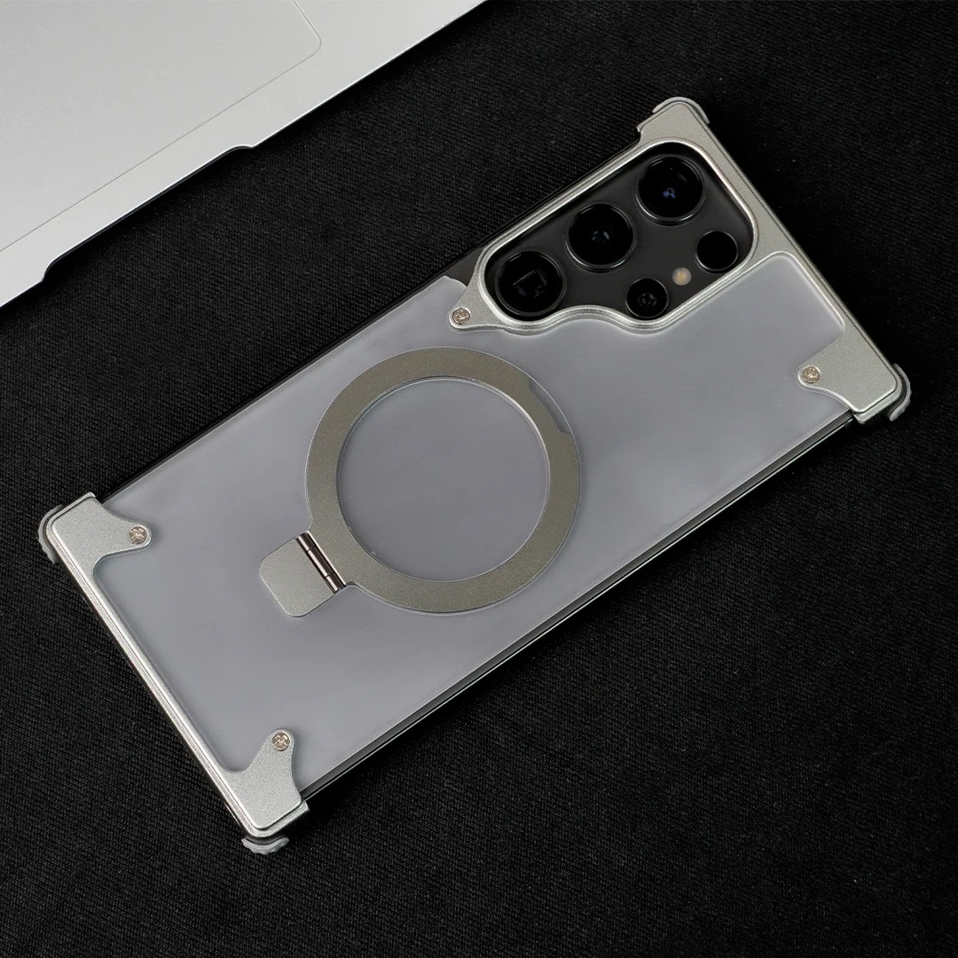 Pivot Metal Matte Magsafe Kickstand Case - Samsung - Image 5