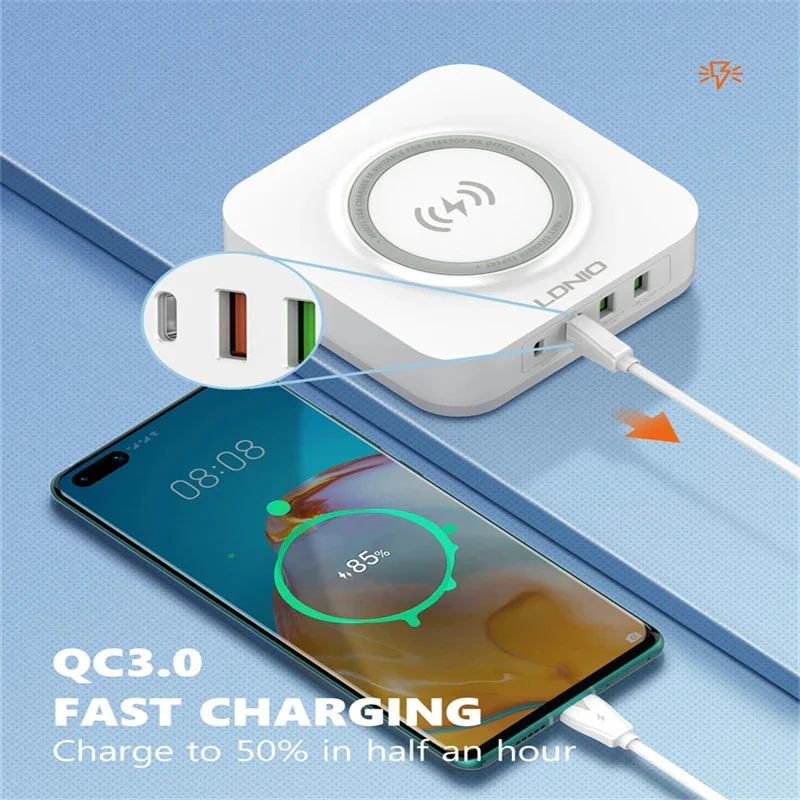 Powerhouse USB-C Charging Stand with Wireless Charger - Image 11