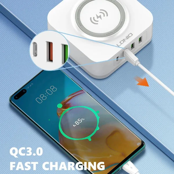 Powerhouse USB-C Charging Stand with Wireless Charger - Image 16