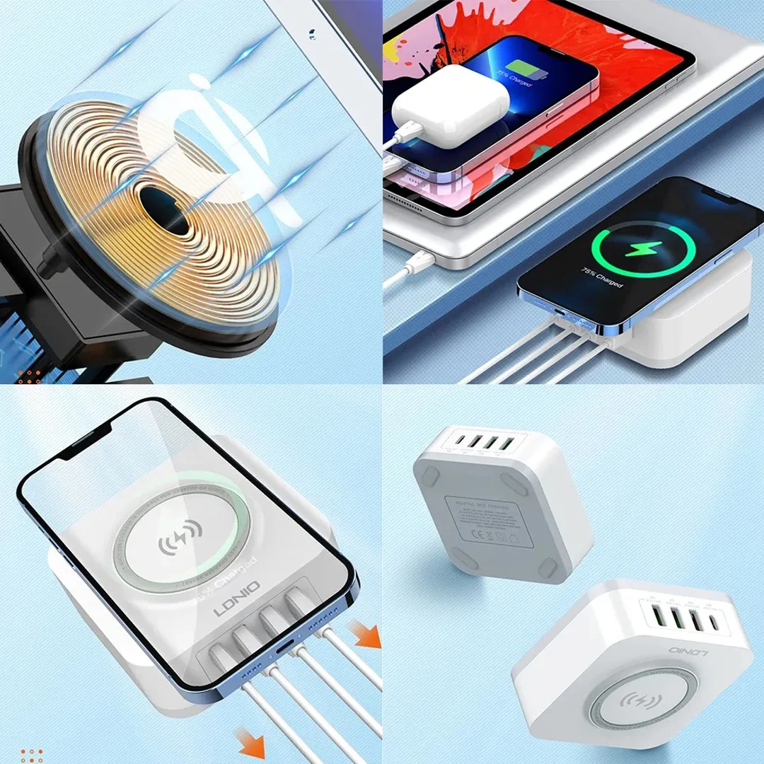 Powerhouse USB-C Charging Stand with Wireless Charger - Image 6