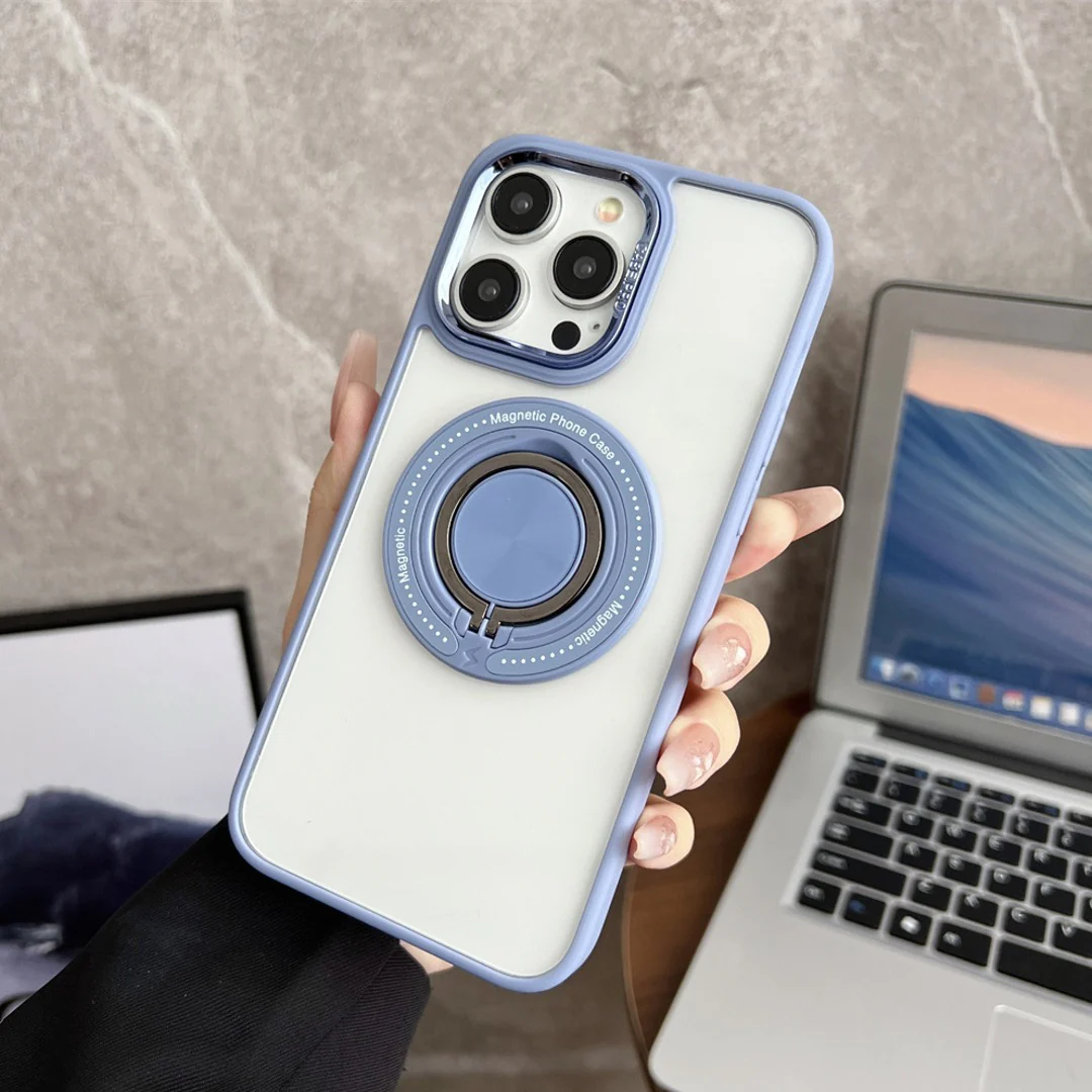 iPhone 15 Series Premium Elegance MagSafe Ring Holder Case - Image 7