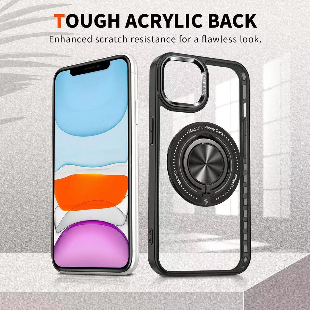 iPhone 15 Series Premium Elegance MagSafe Ring Holder Case - Image 9