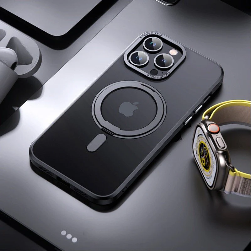 Magnetic 360° Rotation Ring Holder Case - iPhone - Image 3