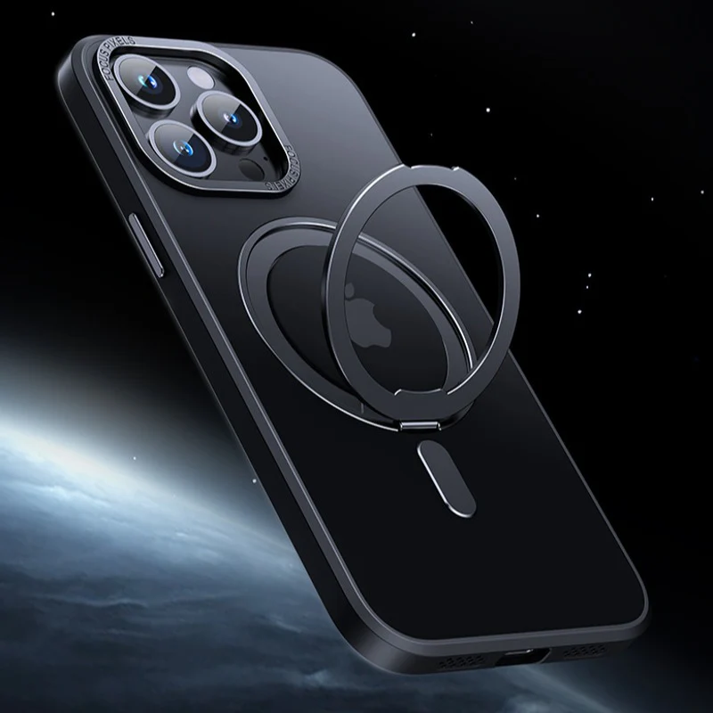 Magnetic 360° Rotation Ring Holder Case - iPhone - Image 4