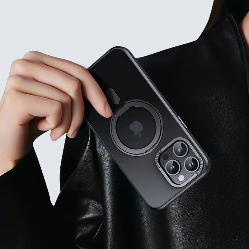 Magnetic 360° Rotation Ring Holder Case - iPhone - Image 6