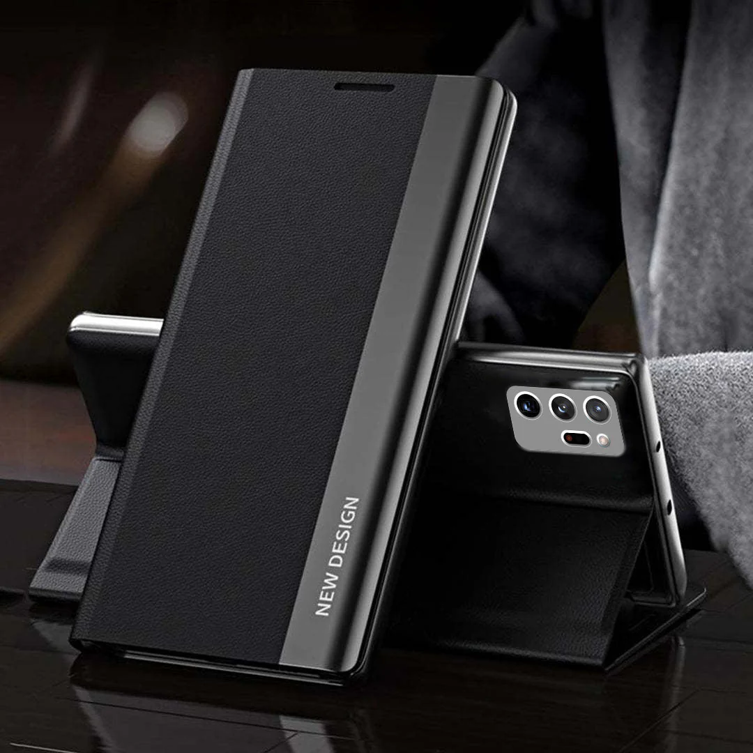 PU Leather Side Window Flip Case - Samsung - Image 5
