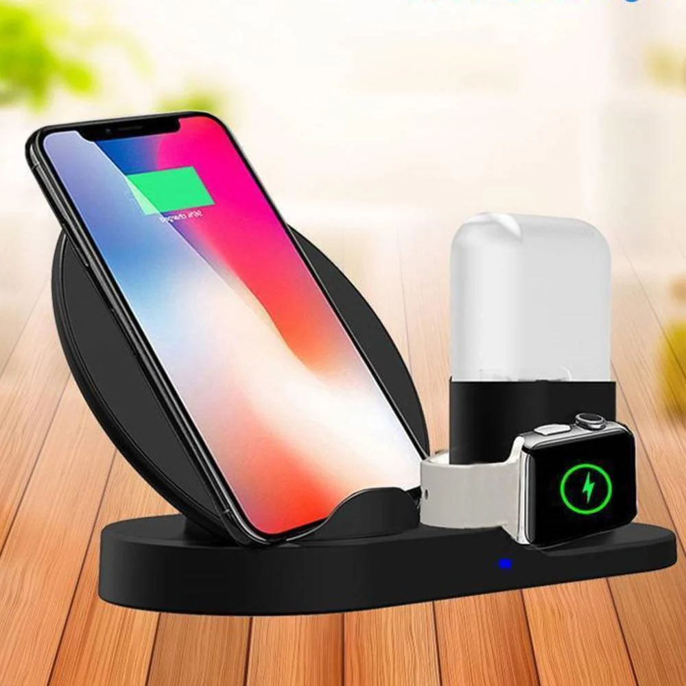 Qi Fast Wireless Charger 3 in 1 Stand For Apple Accessories - Image 3