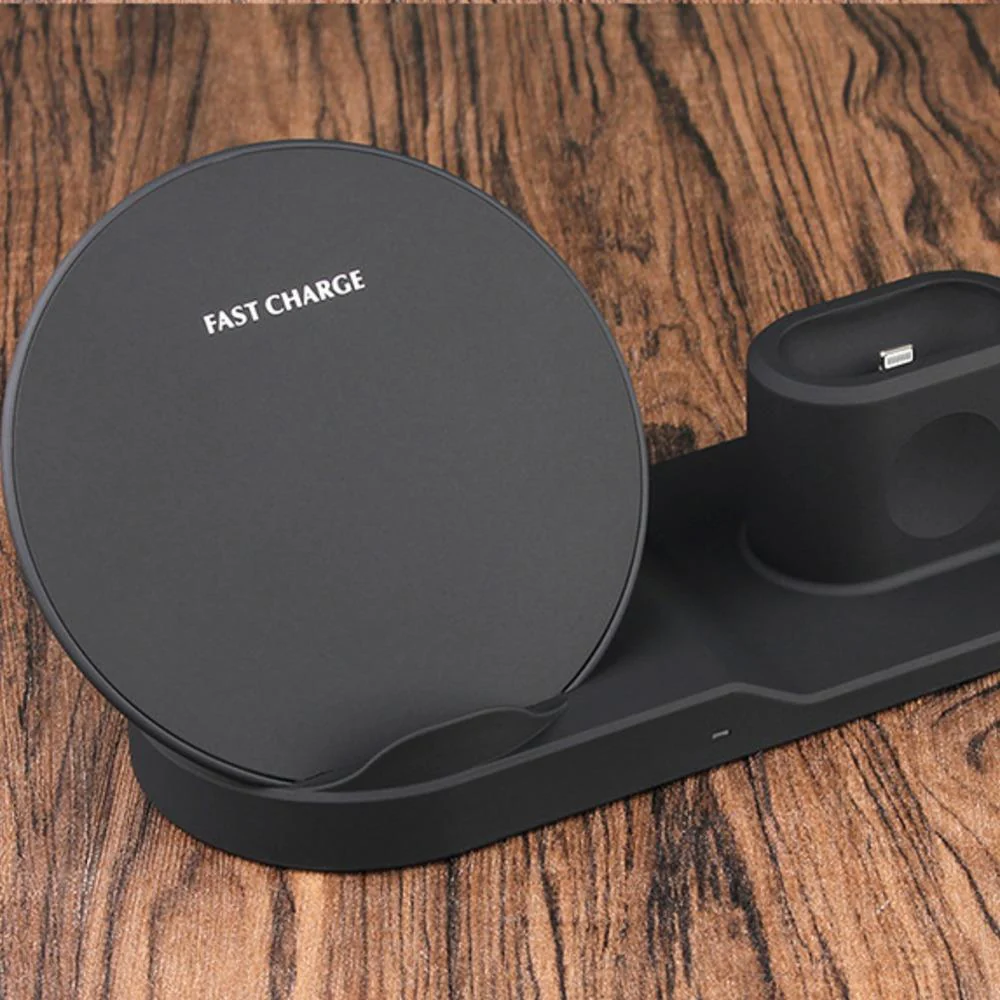 Qi Fast Wireless Charger 3 in 1 Stand For Apple Accessories - Image 5