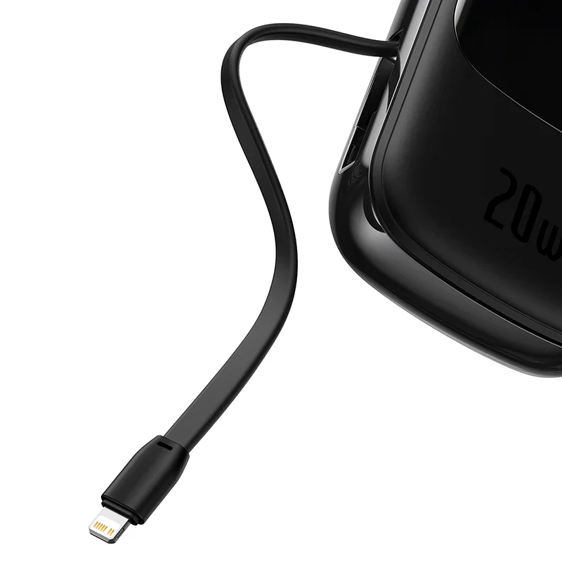 Qpow™ 20W 10000mAh Power Bank with Lightning Cable - Image 5