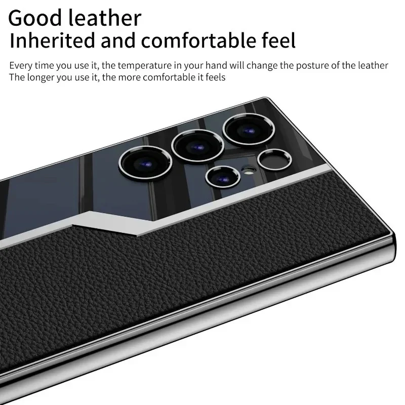 Quilted Classic Plain Leather Craft Case - Samsung - Image 6