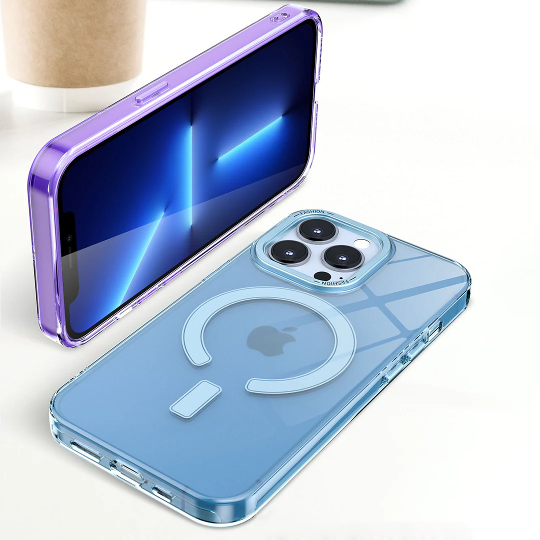 iPhone 15 Series Radiant Style Solid Color MagSafe Case - Image 5