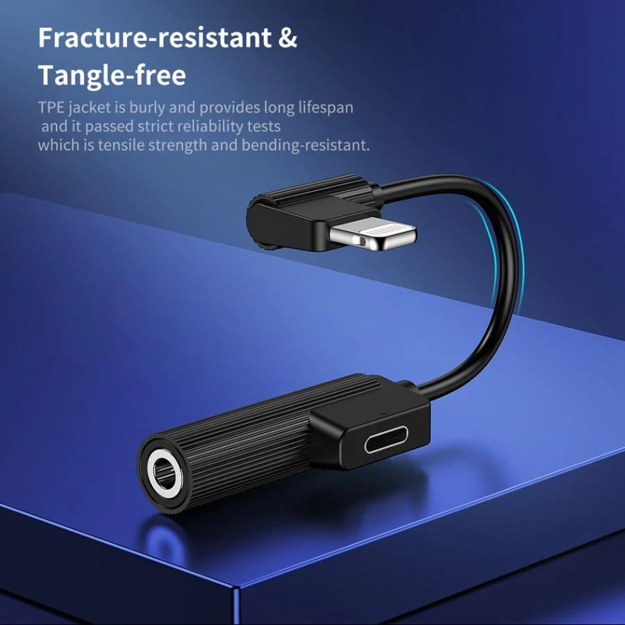 Rock ® 2 in 1 Type C Metal Charger and Audio Adapter - Image 4