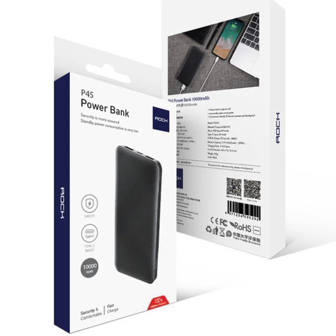 Rock ® P-45 Dual USB 10000 mAh Power Bank - Image 12