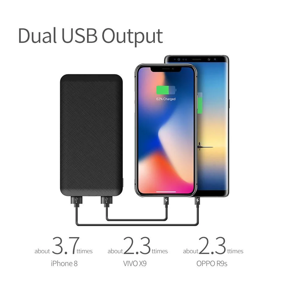 Rock ® P-45 Dual USB 10000 mAh Power Bank - Image 3