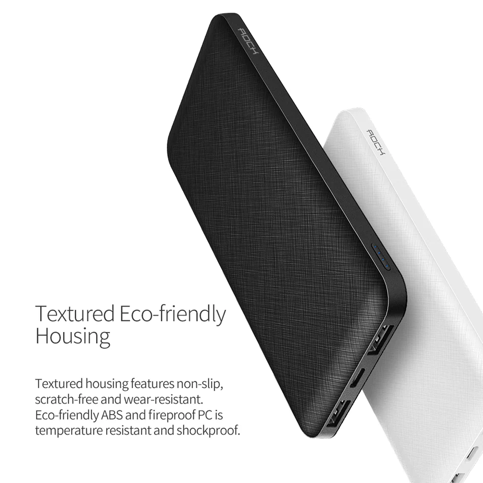Rock ® P-45 Dual USB 10000 mAh Power Bank - Image 8
